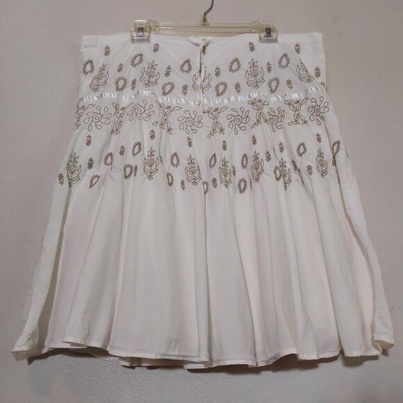 Vintage Guess Adjustable A-Line Cotton Boho Skirt - Large, Great Condition - Picture 2 of 6